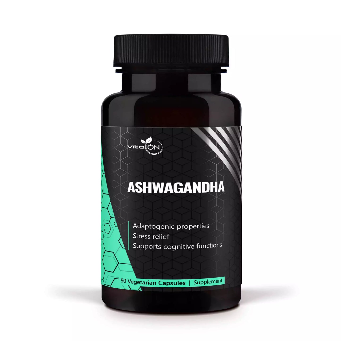 Ashwagandha-Extrakt, bekannt für seine adaptogenen, energetisierenden und stressabbauenden Eigenschaften.